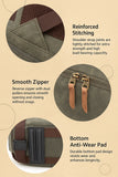 Waterproof Camera Bag Purse, Leather DSLR Bag | Anti-Theft Canvas Camera Backpack with USB Charging for Travel & Outdoor
