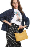 Small Cowhide Leather Shoulder Bag | Stylish Everyday Crossbody Purse