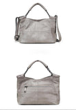 Small Cowhide Leather Shoulder Bag | Stylish Everyday Crossbody Purse