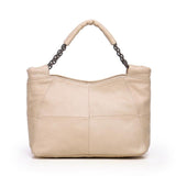 Small Cowhide Leather Shoulder Bag | Stylish Everyday Crossbody Purse