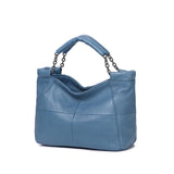 Small Cowhide Leather Shoulder Bag | Stylish Everyday Crossbody Purse