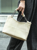 Small Cowhide Leather Shoulder Bag | Stylish Everyday Crossbody Purse