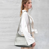 Small Cowhide Leather Shoulder Bag | Stylish Everyday Crossbody Purse