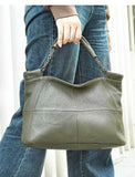 Small Cowhide Leather Shoulder Bag | Stylish Everyday Crossbody Purse