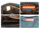 Small Cowhide Leather Shoulder Bag | Stylish Everyday Crossbody Purse