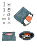 Small Cowhide Leather Shoulder Bag | Stylish Everyday Crossbody Purse
