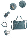 Small Cowhide Leather Shoulder Bag | Stylish Everyday Crossbody Purse