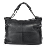 Small Cowhide Leather Shoulder Bag | Stylish Everyday Crossbody Purse