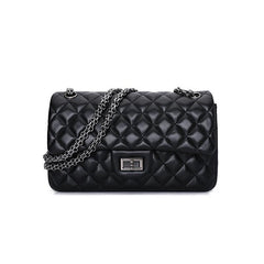 Classic Style DIAMONDS Genuine Leather Shoulder Bag, Minimalist Bag, Iconic Black Crossbody Bag, Quilted Elegant Bag, Eternal Fashion Bag Classic Style DIAMONDS Genuine Leather Shoulder Bag, Minimalist Bag, Iconic Black Crossbody Bag, Quilted Elegant Bag, Eternal Fashion Bag