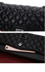 Classic Style DIAMONDS Genuine Leather Shoulder Bag, Minimalist Bag, Iconic Black Crossbody Bag, Quilted Elegant Bag, Eternal Fashion Bag Classic Style DIAMONDS Genuine Leather Shoulder Bag, Minimalist Bag, Iconic Black Crossbody Bag, Quilted Elegant Bag, Eternal Fashion Bag