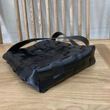 Cowhide Leather Bucket Bag Handwoven Chocolate Brown, Coffee, Black, Retro Medium Purse Womens Cinch Shoulder Bag, Gift for Her