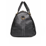 Crazy Horse Full Grain Leather Duffle Bag, Handmade Vintage Cowhide Travel Weekender Bag for Men & Women, Weekend Gear Carry-On