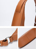 Crescent Hobo Bag in Smooth Genuine Leather | Versatile Crossbody Handbag