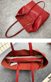 Large Soft Cowhide Leather Tote | Minimalist Oversized Shopper with Removable Inner Pouch