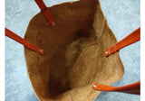 Large Soft Cowhide Leather Tote | Minimalist Oversized Shopper with Removable Inner Pouch