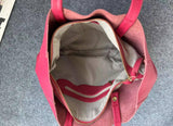 Large Soft Cowhide Leather Tote | Minimalist Oversized Shopper with Removable Inner Pouch