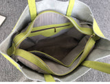 Large Soft Cowhide Leather Tote | Minimalist Oversized Shopper with Removable Inner Pouch
