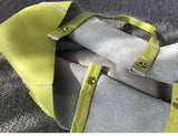 Large Soft Cowhide Leather Tote | Minimalist Oversized Shopper with Removable Inner Pouch