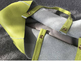 Large Soft Cowhide Leather Tote | Minimalist Oversized Shopper with Removable Inner Pouch