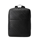 Elegant Business 14-Inches Handcrafted Woven Cowhide Leather Laptop Backpack For Women or Men