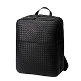 Elegant Business 14-Inches Handcrafted Woven Cowhide Leather Laptop Backpack For Women or Men