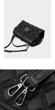 Elegant Genuine Leather Women's Diamond Quilted Handbag, Versatile Cowhide Leather Shoulder Bag for Daily Use