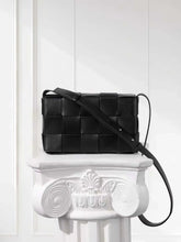 Elegant Lambskin Woven Crossbody Bag | Handcrafted Versatile Party Bag Wedding Clutch Bag