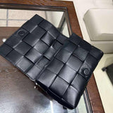 Elegant Lambskin Woven Crossbody Bag | Handcrafted Versatile Party Bag Wedding Clutch Bag