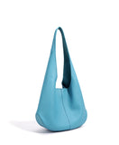 Essentials Slouchy Leather Hobo Bag, Must-have Fashion Designer Minimalist Handbag, Cowhide Bucket Bag