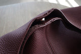 Essentials Slouchy Leather Hobo Bag, Must-have Fashion Designer Minimalist Handbag, Cowhide Bucket Bag