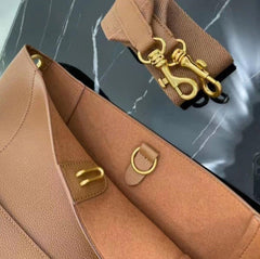 Extra Large Genuine Leather Bucket Bag, Minimalist Classic Leather Tote Bag, Fashion Designer Shoulder Bag Wide Strap, Gift For Her Extra Large Genuine Leather Bucket Bag, Minimalist Classic Leather Tote Bag, Fashion Designer Shoulder Bag Wide Strap, Gift For Her