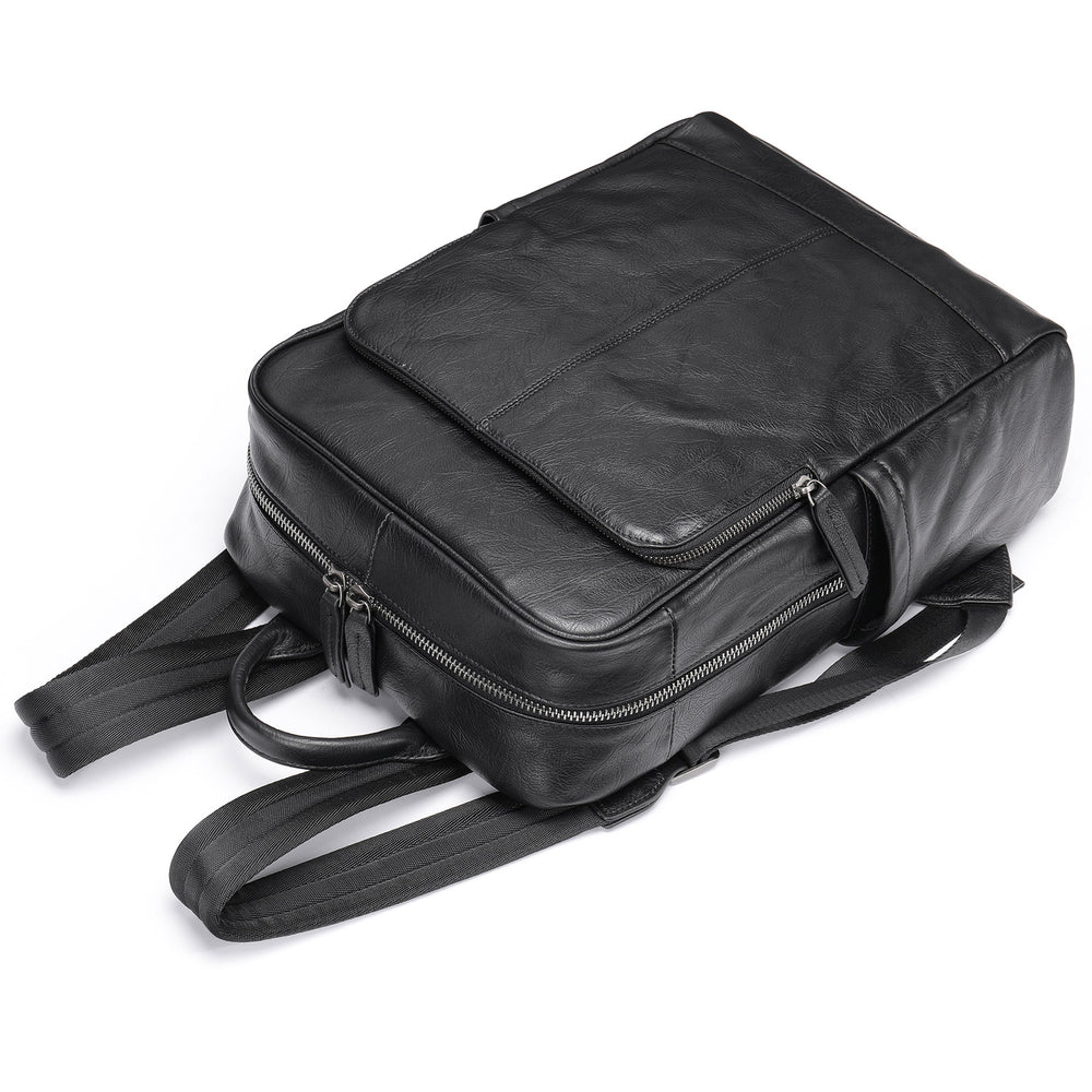 Full Grain Leather Backpack for Men | Vintage Handcrafted Cow hide Business Bag | Large Laptop Commuter Backpack