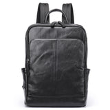 Full Grain Leather Backpack for Men | Vintage Handcrafted Cow hide Business Bag | Large Laptop Commuter Backpack