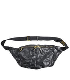 Full Grain Leather Chest Bag | Men's Distressed Crossbody Sling Bag with Phone Pocket