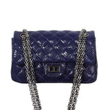 Genuine Caviar Leather Classic Flap Bag | Chain Strap Lock Bag, Leather Shoulder Purse, Diamond and V Geometric