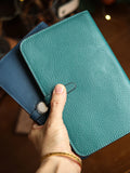 Genuine Cowhide Leather Passport Wallet | Handcrafted Large Phone Clutch & Card Holder