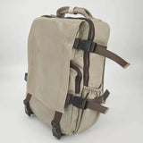 Genuine Full Grain Cowhide Leather Backpack for Men — Handmade Large Travel & Laptop Rucksack | 2 Sizes, 4 Colours | Tactical Buckle Design