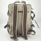 Genuine Full Grain Cowhide Leather Backpack for Men — Handmade Large Travel & Laptop Rucksack | 2 Sizes, 4 Colours | Tactical Buckle Design
