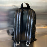 Hand-Woven Italian Lambskin Leather Backpack, Luxury Rucksack for Men & Women