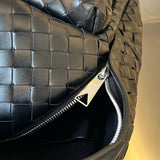 Hand-Woven Italian Lambskin Leather Backpack, Luxury Rucksack for Men & Women
