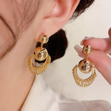 Bohemian Sterling Silver Dreamcatcher Tassel Earrings