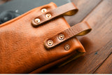 Handcrafted Full Grain Leather Belt Pouch | Cowhide Phone Holster | Outdoor EDC Waist Bag for Men