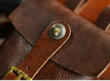 Handcrafted Full Grain Leather Belt Pouch | Cowhide Phone Holster | Outdoor EDC Waist Bag for Men