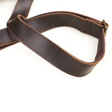 Handcrafted Full Grain Leather Round Barrel Bag | Men's Vintage Motorcycle Crossbody Sling Bag