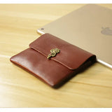 Handcrafted Full Grain Minimalist leather slim wallet for women, Classic coin purse gift #4