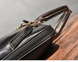 Handcrafted Italian Full Grain Leather Briefcase for Men | Luxury Executive Laptop & Business Satchel