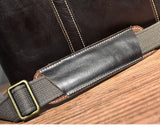 Handcrafted Italian Full Grain Leather Briefcase for Men | Luxury Executive Laptop & Business Satchel