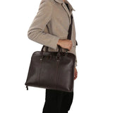 Handcrafted Italian Full Grain Leather Briefcase for Men | Luxury Executive Laptop & Business Satchel
