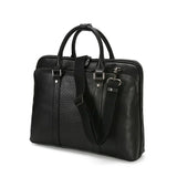 Handcrafted Italian Full Grain Leather Briefcase for Men | Luxury Executive Laptop & Business Satchel