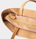 Handcrafted Leather Tote Bag | Grain Leather Large Tote Bag Yellow Colour, Birthday gift for her